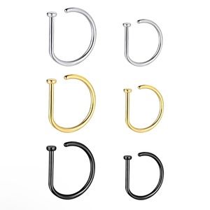 Brand new titanium nose rings